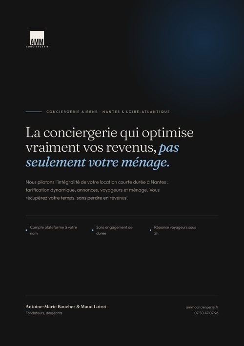Aperçu de la brochure AMM Conciergerie